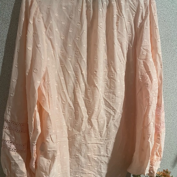 Torrid Orange Buttoned‎ Blouse with Peter Pan Collar - Picture 7 of 10